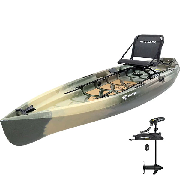 NuCanoe Unlimited + MinnKota Terrova Fishing Kayak - Image 3