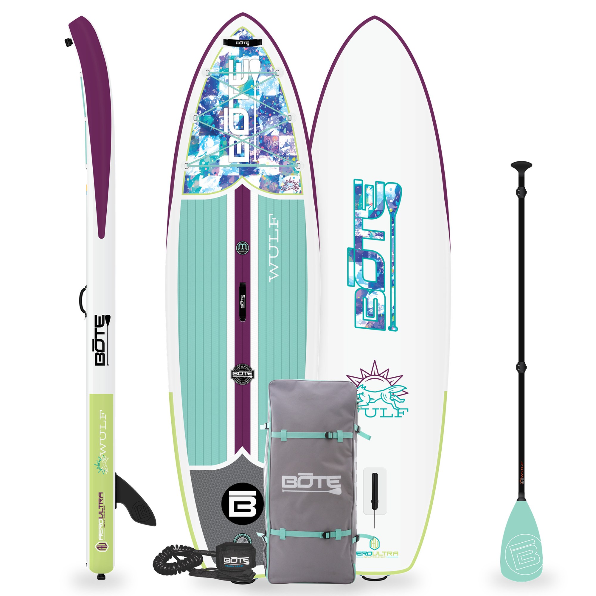 BOTE WULF Aero Inflatable Paddle Board with Paddle - 10'4" - Image 12