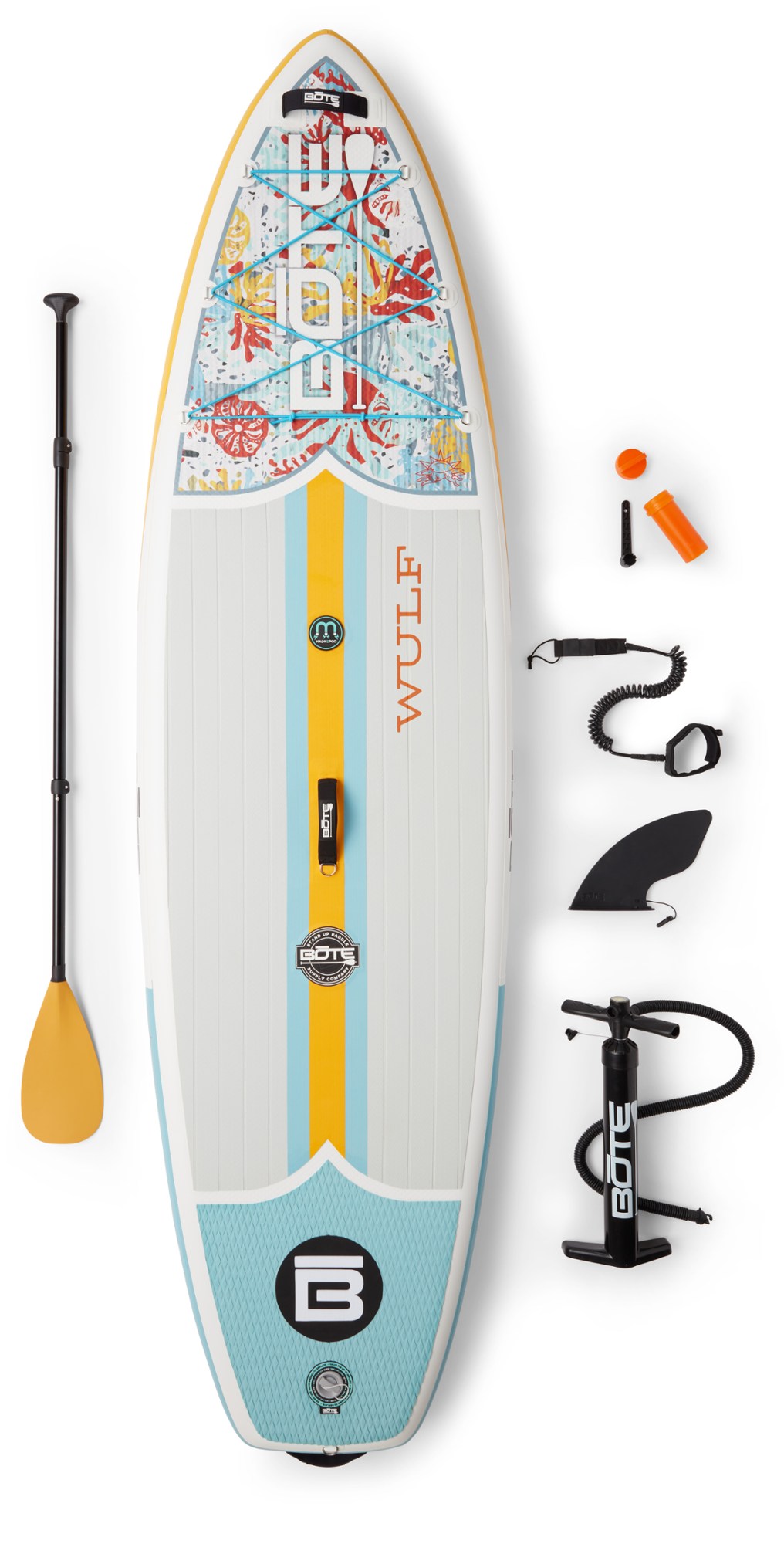 BOTE WULF Aero Inflatable Paddle Board with Paddle - 10'4" - Image 11