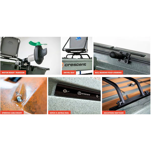 Crescent Cres-Craft Fishing Kayak - Image 8
